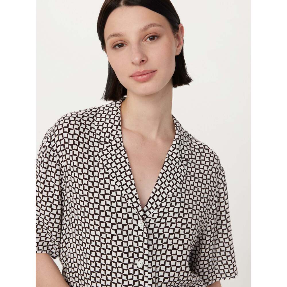 Frank And Oak The Fluid Camp Collar Blouse in White Size MM. New with tags.